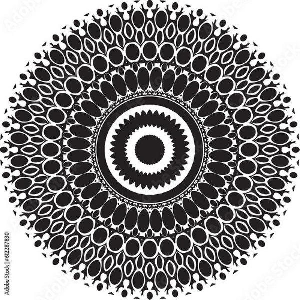 Fototapeta abstract round ornament,ornament,pattern
