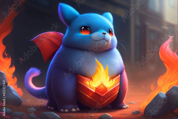 Obraz halloween cat in the fireplace