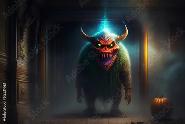 Obraz the devil in the night