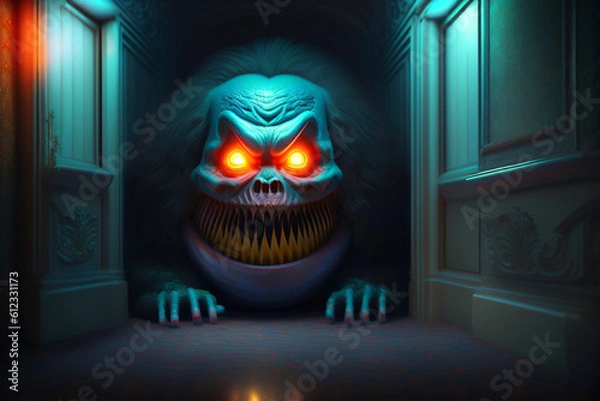 Obraz scary halloween ghost