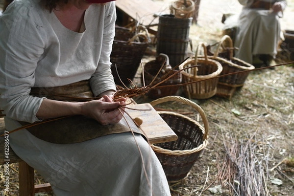 Obraz Farication de panier