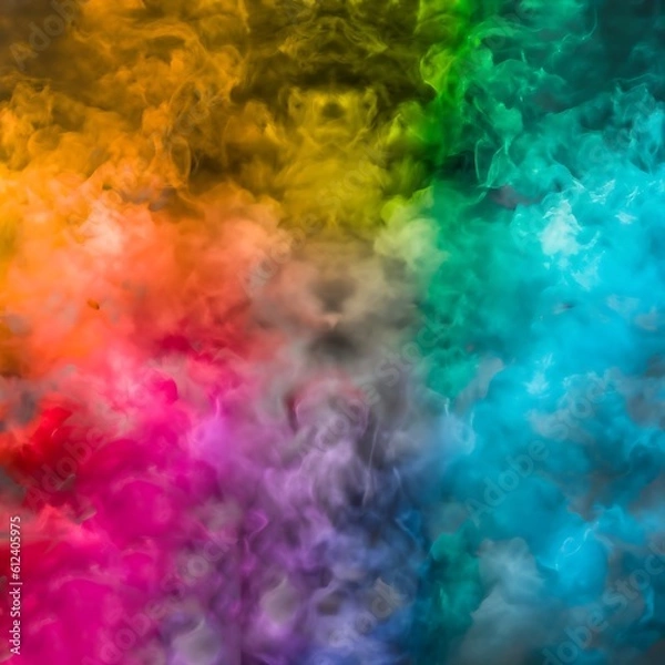 Obraz Colorful smoky background
