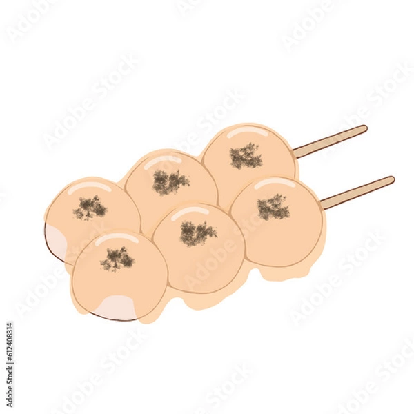 Obraz Mitarashi dango