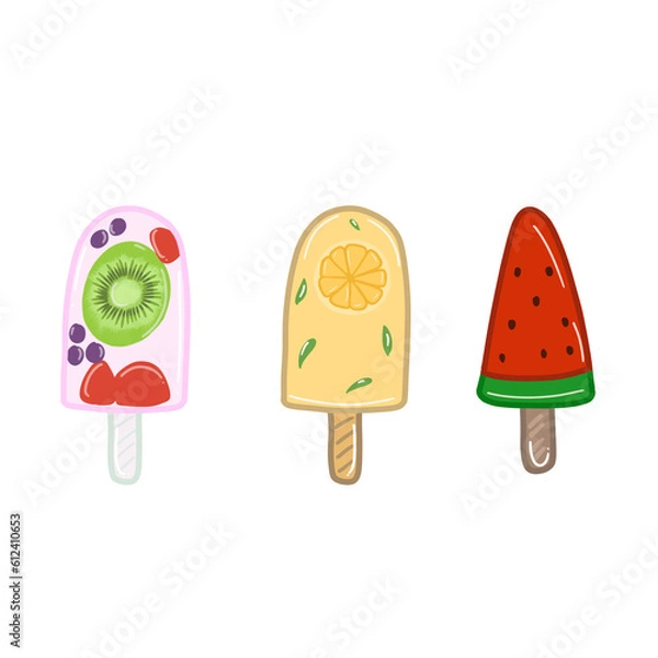 Obraz fruity ice party