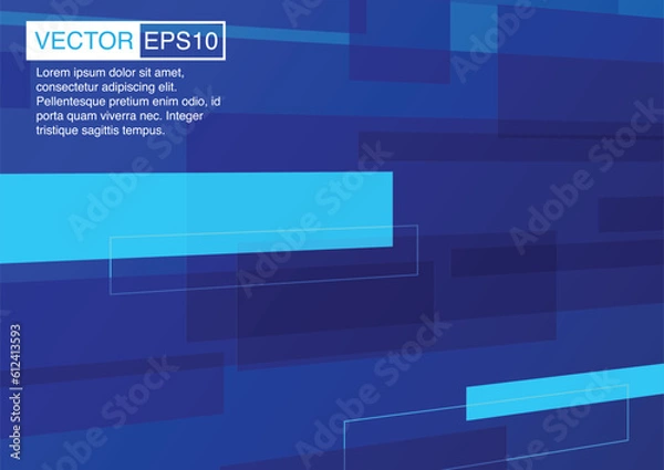 Fototapeta Abstract blue background.