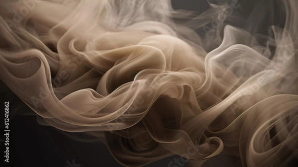 Fototapeta Luxury abstract light background with smoke waves
