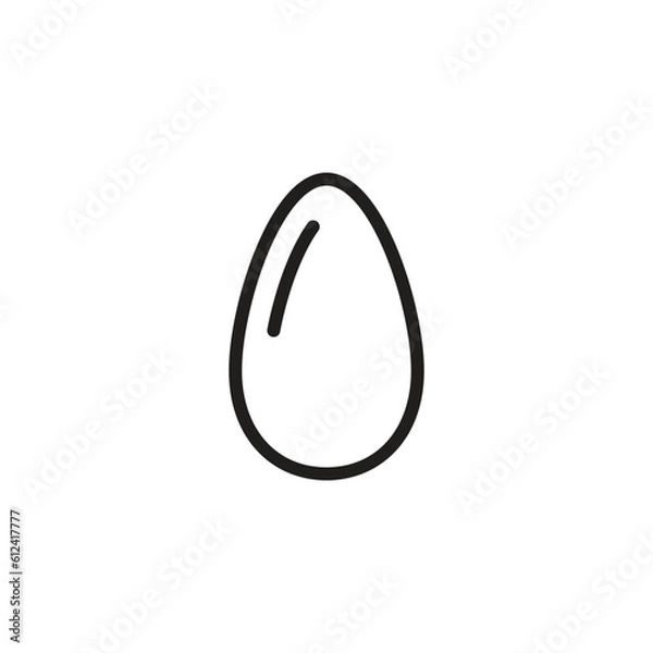 Fototapeta egg vector icon logo template
