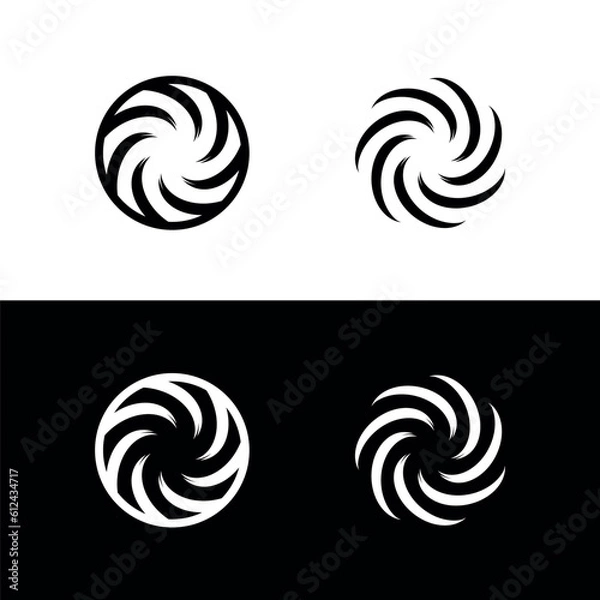 Fototapeta Circle vector logo template design . Circle icon logo