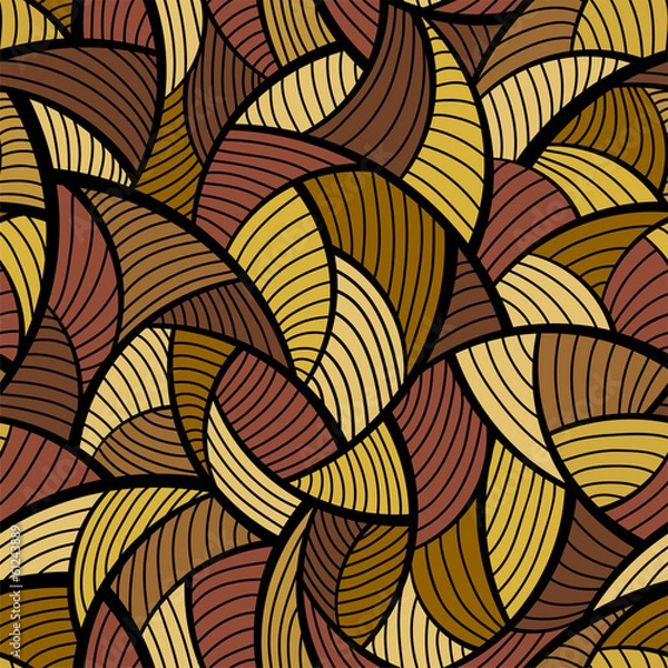 Obraz Abstract brown seamless pattern.