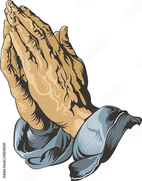 Obraz Praying Hands tattoo