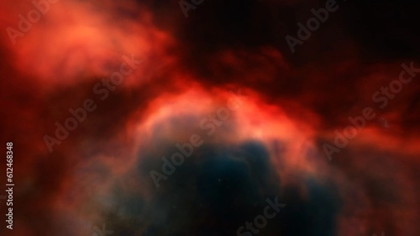 Fototapeta Nebula in space 3d render