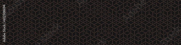 Fototapeta  Hexagonal Maze pattern abstract illustration