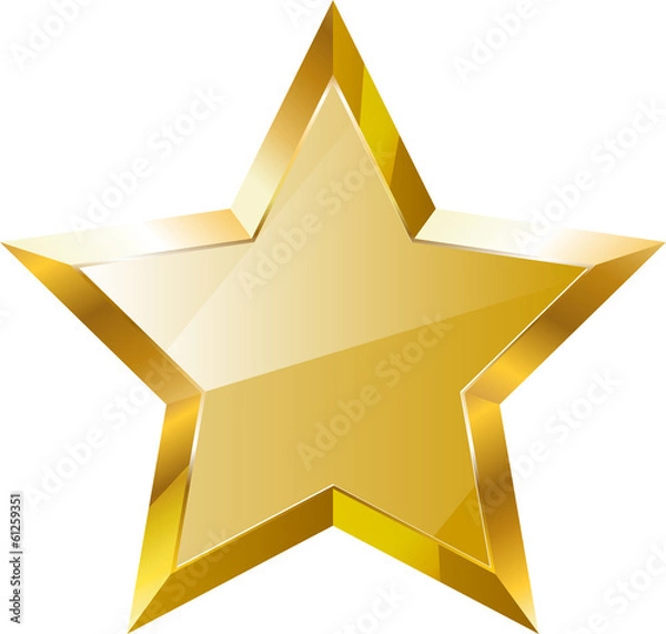 Fototapeta Złota Gwiazda