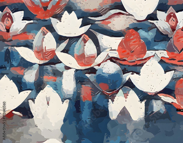 Obraz pattern with flowers