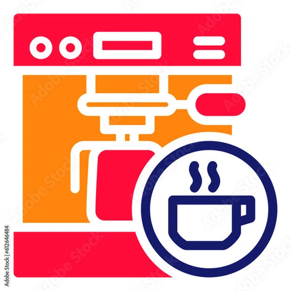 Fototapeta Coffee Machine Icon