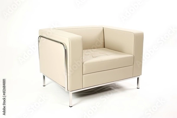 Obraz Synthetic Leather Modular Beige Single Sofa