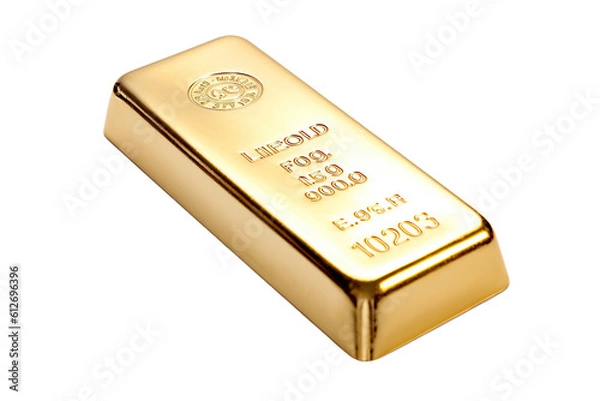 Obraz gold bar, no background
