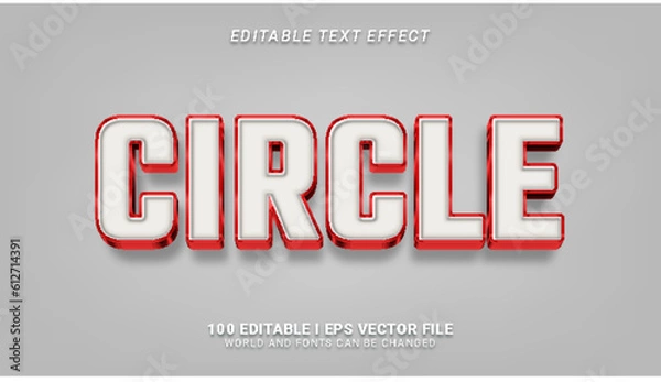 Obraz circle text effect
