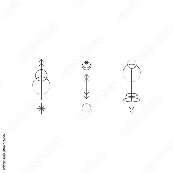 Obraz 矢のタトゥーデザイン