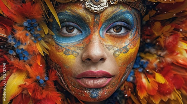 Fototapeta Generative AI, Colors of Life: Explore vibrant and vivid scenes