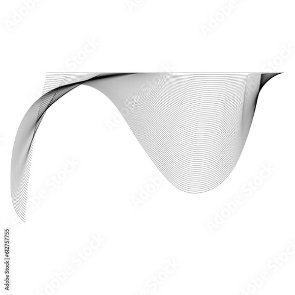 Fototapeta Abstract Monoline