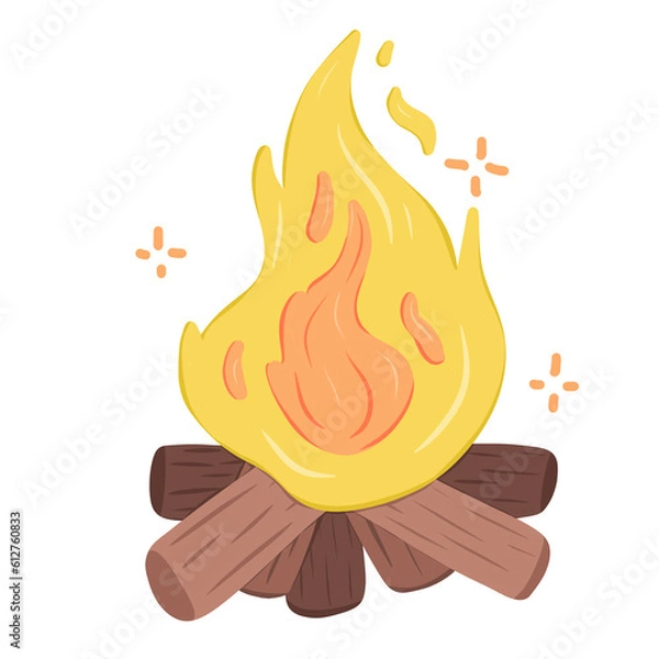 Obraz Bonfire Camping 