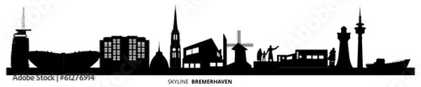 Obraz Skyline Bremerhaven