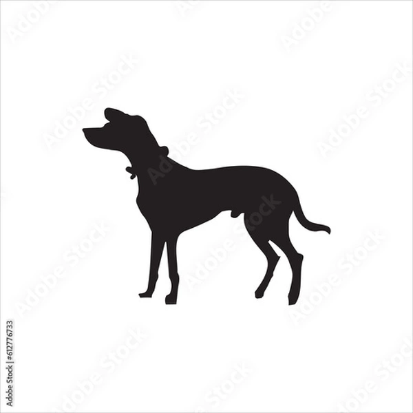 Obraz  A nice dog silhouette vector art