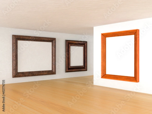 Fototapeta 絵の美術館　額縁のみ