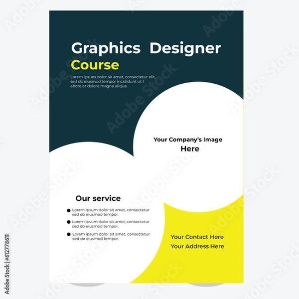 Fototapeta Creative corporate
flyer design .