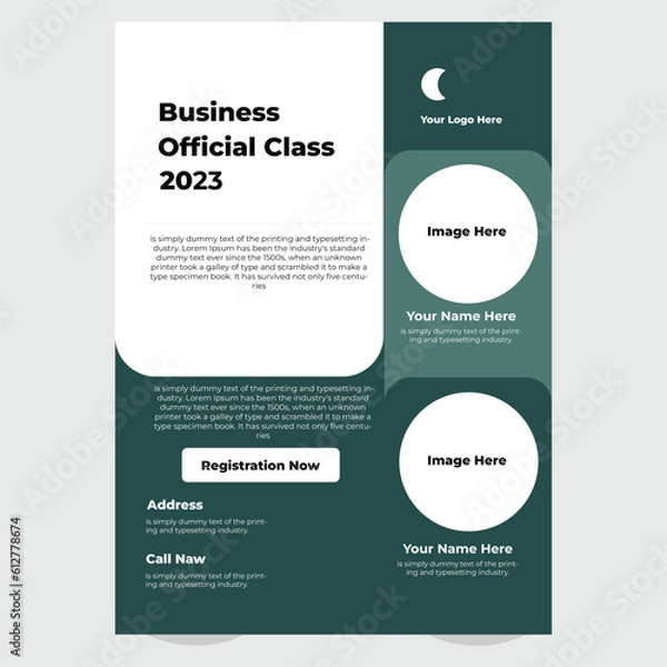 Fototapeta Creative corporate
flyer design .