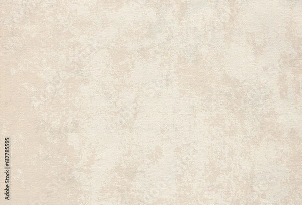 Fototapeta Empty old rustic dirty beige, pale paper background texture. Extra large highly detailed image of blank sheet of vintage paper.