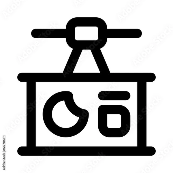 Fototapeta container icon for your website, mobile, presentation, and logo design.