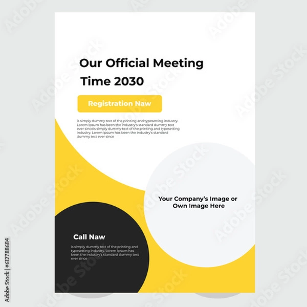 Fototapeta Creative corporate
flyer design .