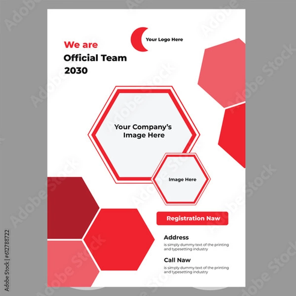 Fototapeta Creative corporate
flyer design .