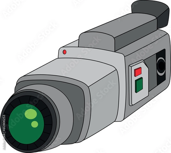 Fototapeta Old Camcorder Video Cassette Recorder Video Camera 90s Nostalgia Technology