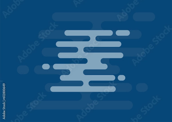 Fototapeta abstract blue background with abstract shapes