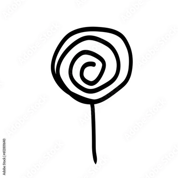 Obraz lollipop isolated on white background