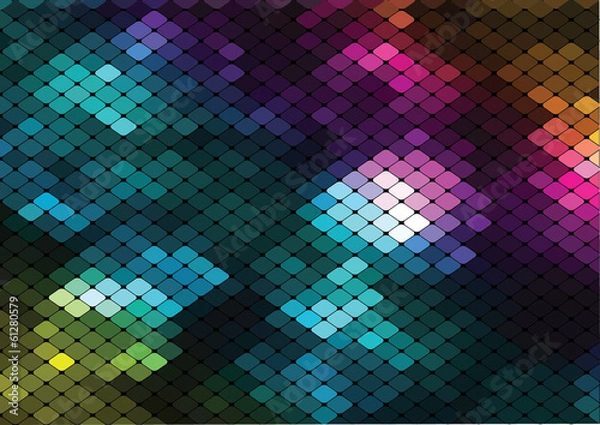 Fototapeta Vector mosaic background