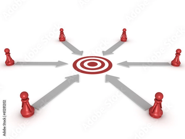 Obraz Aiming for the target