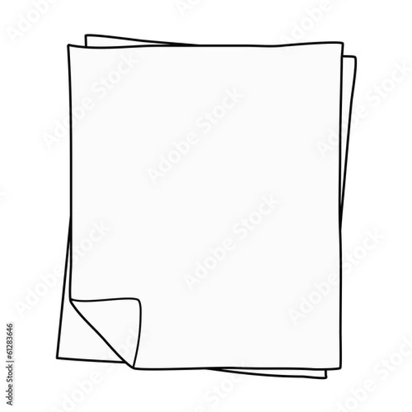 Obraz Notebook Paper drawing