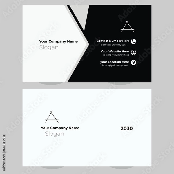 Fototapeta Business card Template 