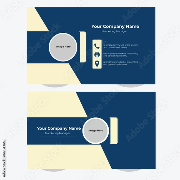 Fototapeta Business card Template 