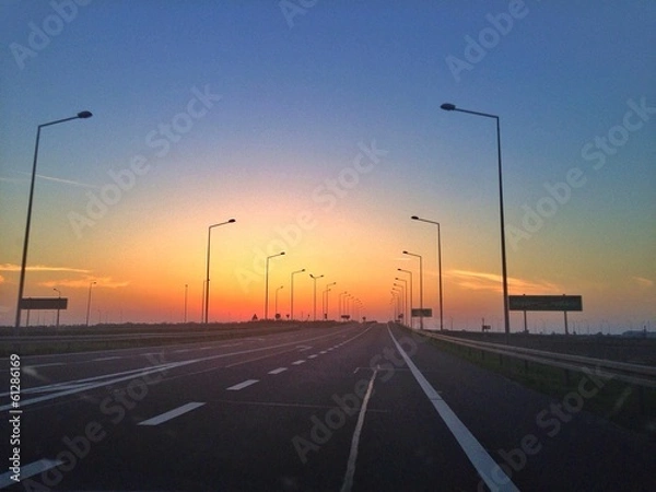 Obraz travel on road 