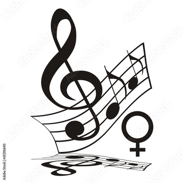 Fototapeta Clave de sol_4