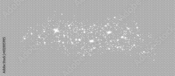 Obraz Abstract sparkling shiny texture. Shiny particle effect. sparkling space dust trail from shiny particles on a dark background. snow