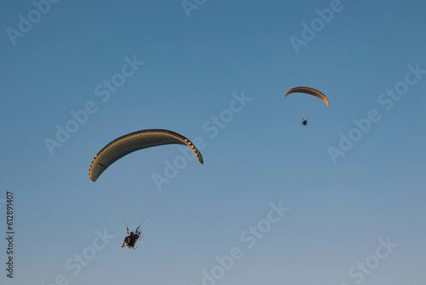 Fototapeta paramotor