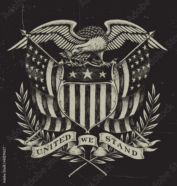 Obraz Ręcznie rysowane American Eagle