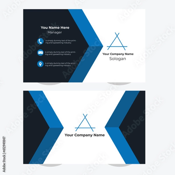 Fototapeta Creative Business card design