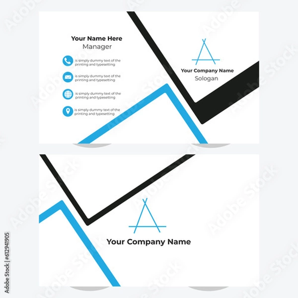 Fototapeta Creative Business card design